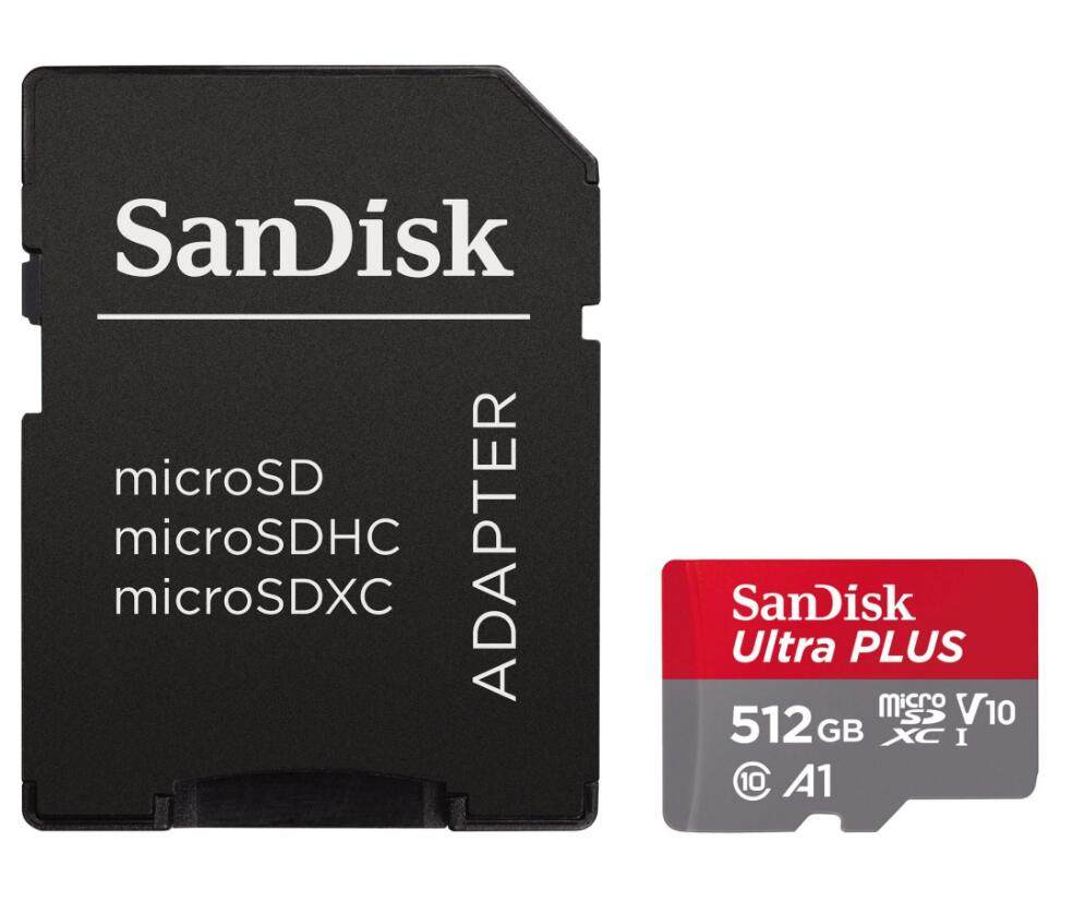 SanDisk Ultra Plus microSDXC 512GB Memory Card